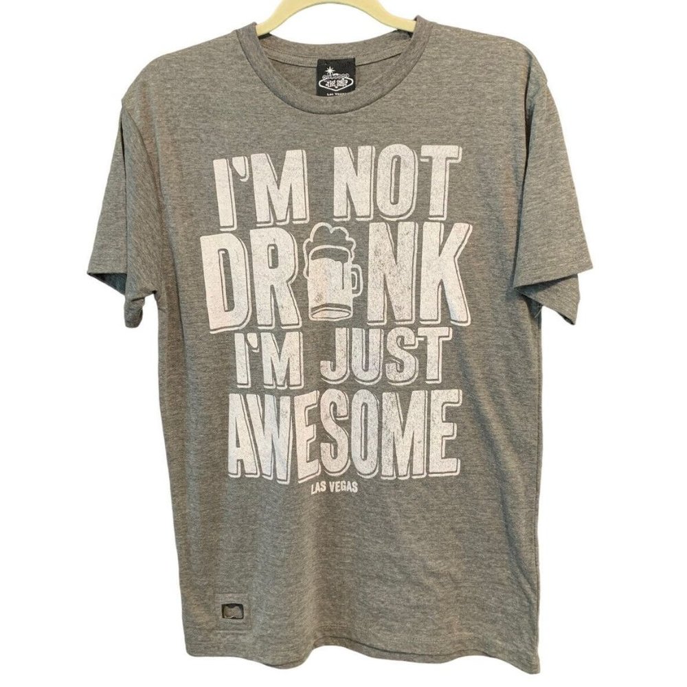 Brew City “I’m Not Drunk I’m Just Awesome” Bottle Opener Shirt Size Medium